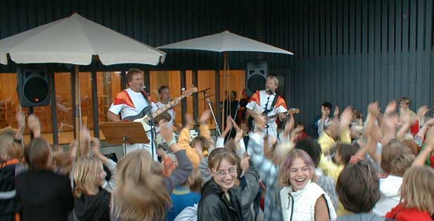 rockmusik på bjørnehøjskolen